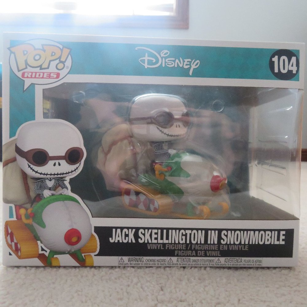 Jack Skellington in Snowmobile Funko Pop